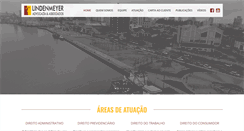 Desktop Screenshot of lindenmeyer.adv.br
